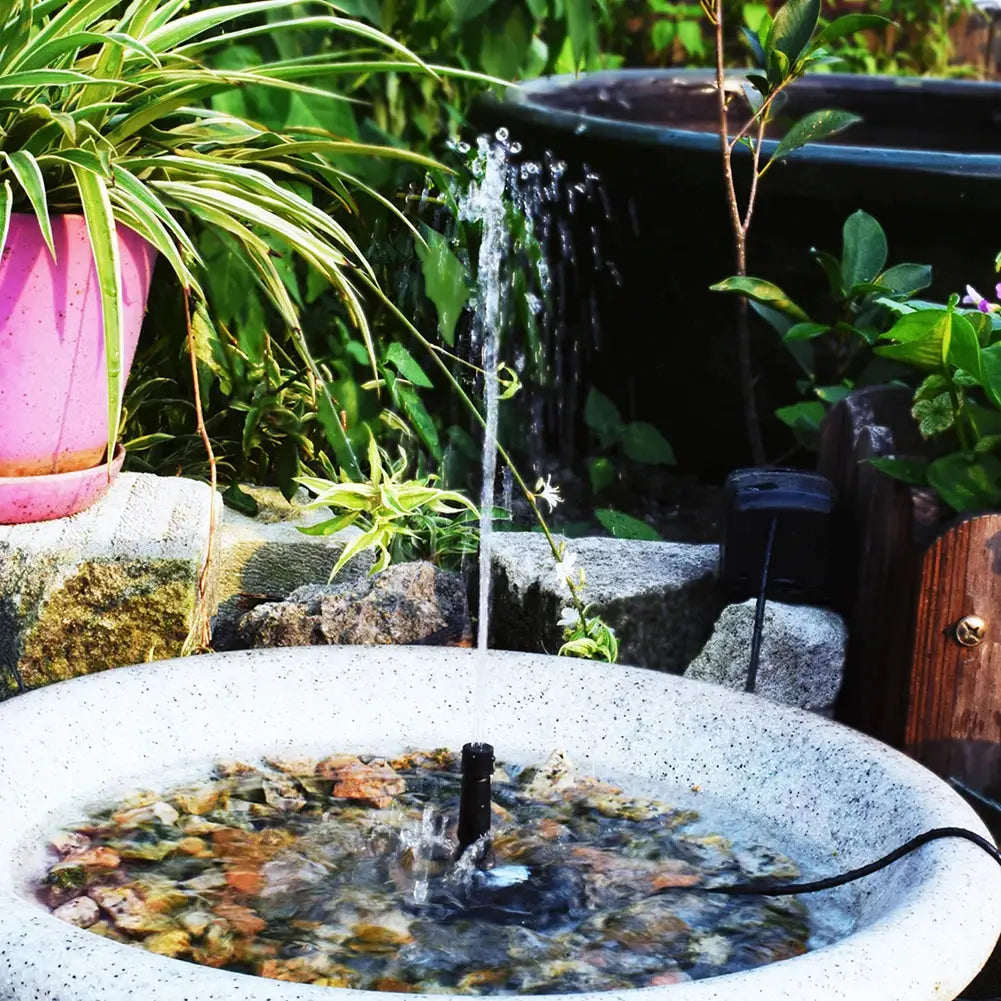5W 5V Fountain Panel Pump Garden Decoration with Stake Solar Panel Pump Watering System Energy Saving 180L/h Kits for Fish Tank from PriceLows™