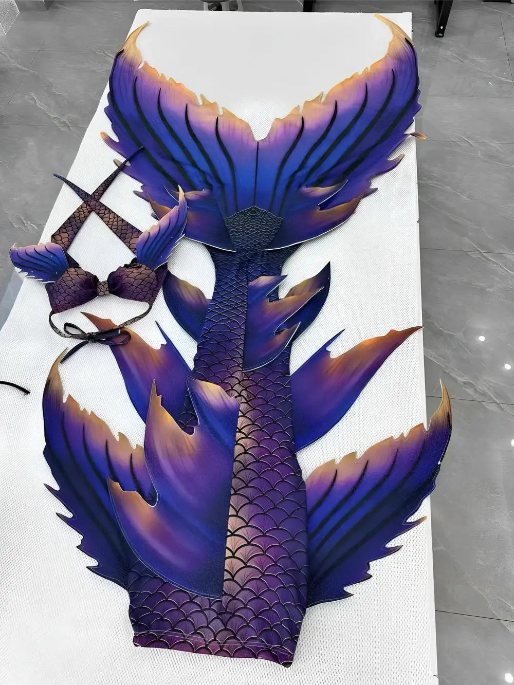 Mermaid Tail Swimsuit Custom High-quality Tail with Adjustable Bra for Professional Aquarium Diving and Photography from PriceLows™