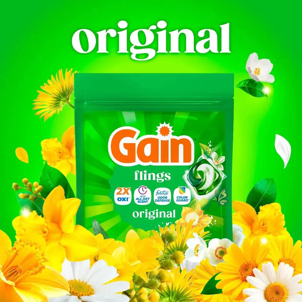 Laundry Detergent Pacs | 4 In 1 Formula | Oxi Boost Odor Removal | Fresh Scent