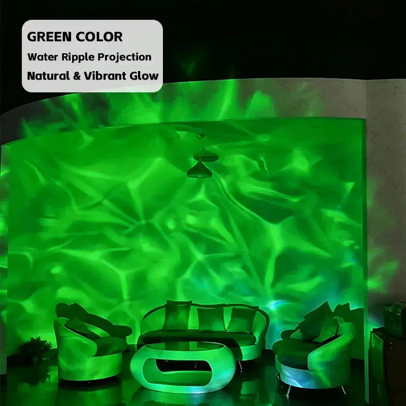 LED Water Ripple Projector | Waterproof Outdoor Beach Light | Aluminum