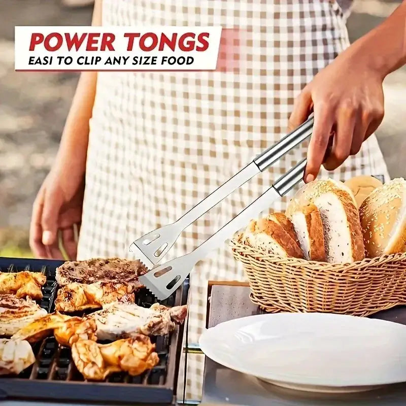 Barbecue tool set, home kitchen frying shovel, BBQ barbecue fork, food tongs, barbecue cooking baking utensils from PriceLows™