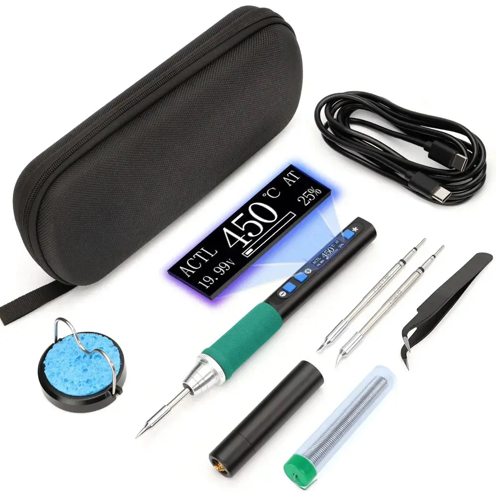 WEP 928D-IV-PRO 100W Soldering Iron Type-C Charging Portable Electric Tools Digital Soldering Iron Pen kits Temp. Adjustable from PriceLows™