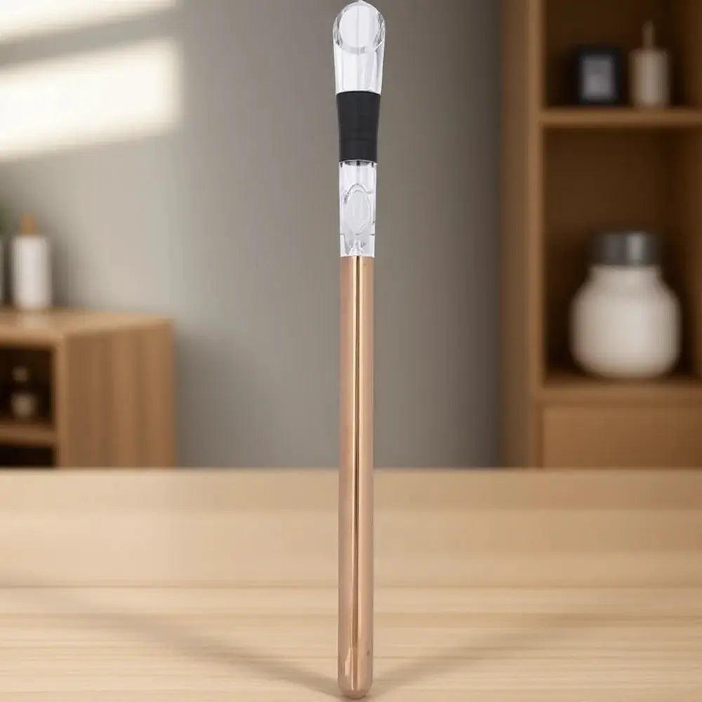 Wine Chiller Aerator Stainless Steel Iceless Bottle Cooler Stick Aerating Pourer Decanter Spout from PriceLows™