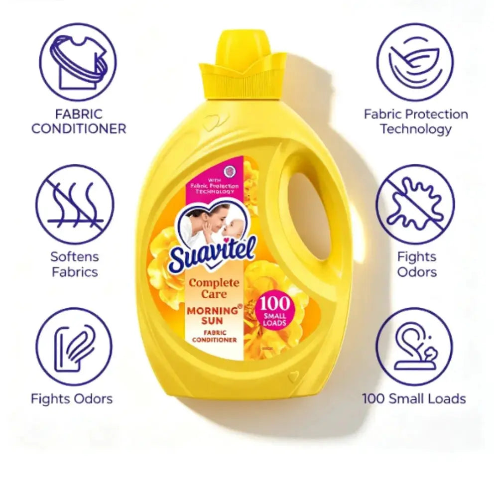 Liquid Fabric Softener | Concentrated Formula | Morning Scent | 100 Ounces