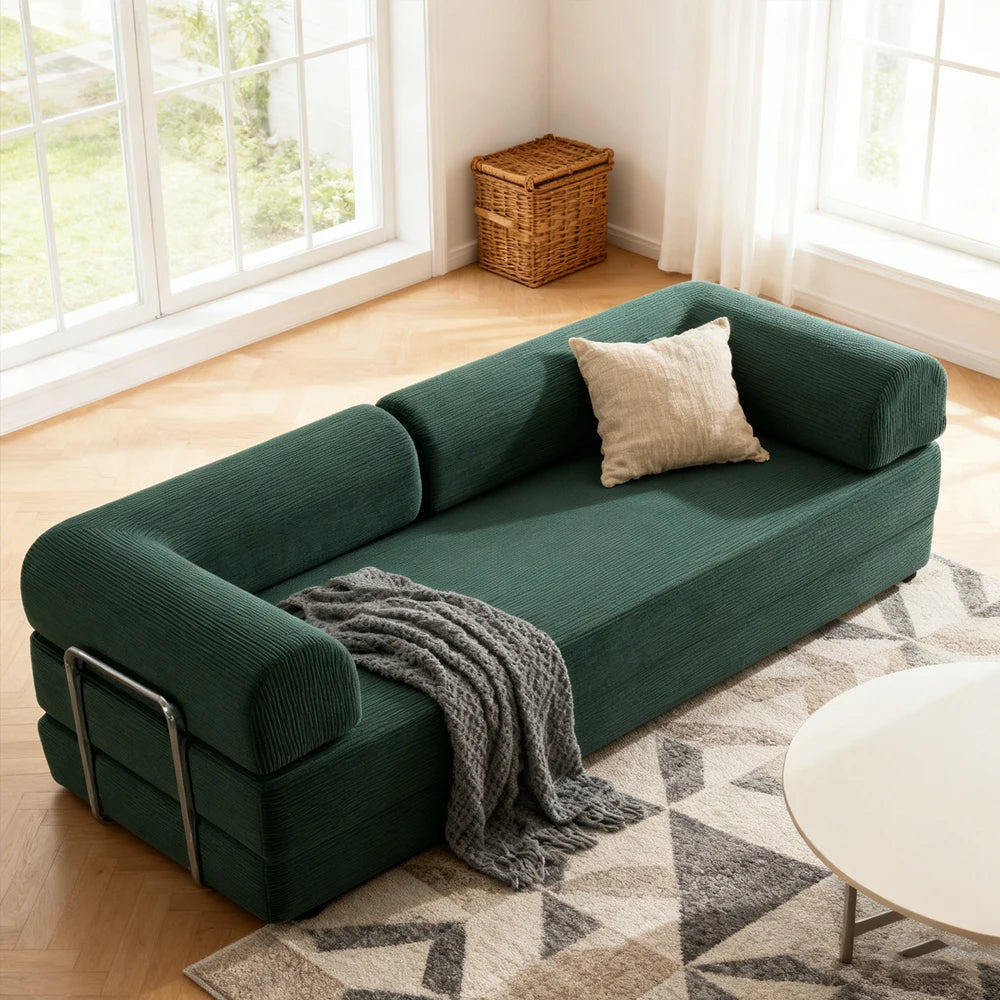 Sofa Bed | 2m Folding | 4-in-1 Dual-Use | Retro Style