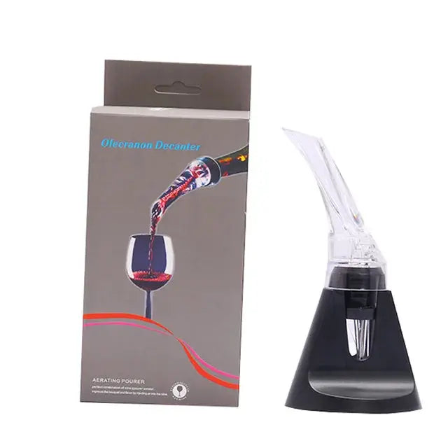 1pcs Magic Wine Decanter Wine Aerating Pourer Spout Decanter Wine Aerator Quick Aerating Pouring Tool Pump Portable Filter from PriceLows™