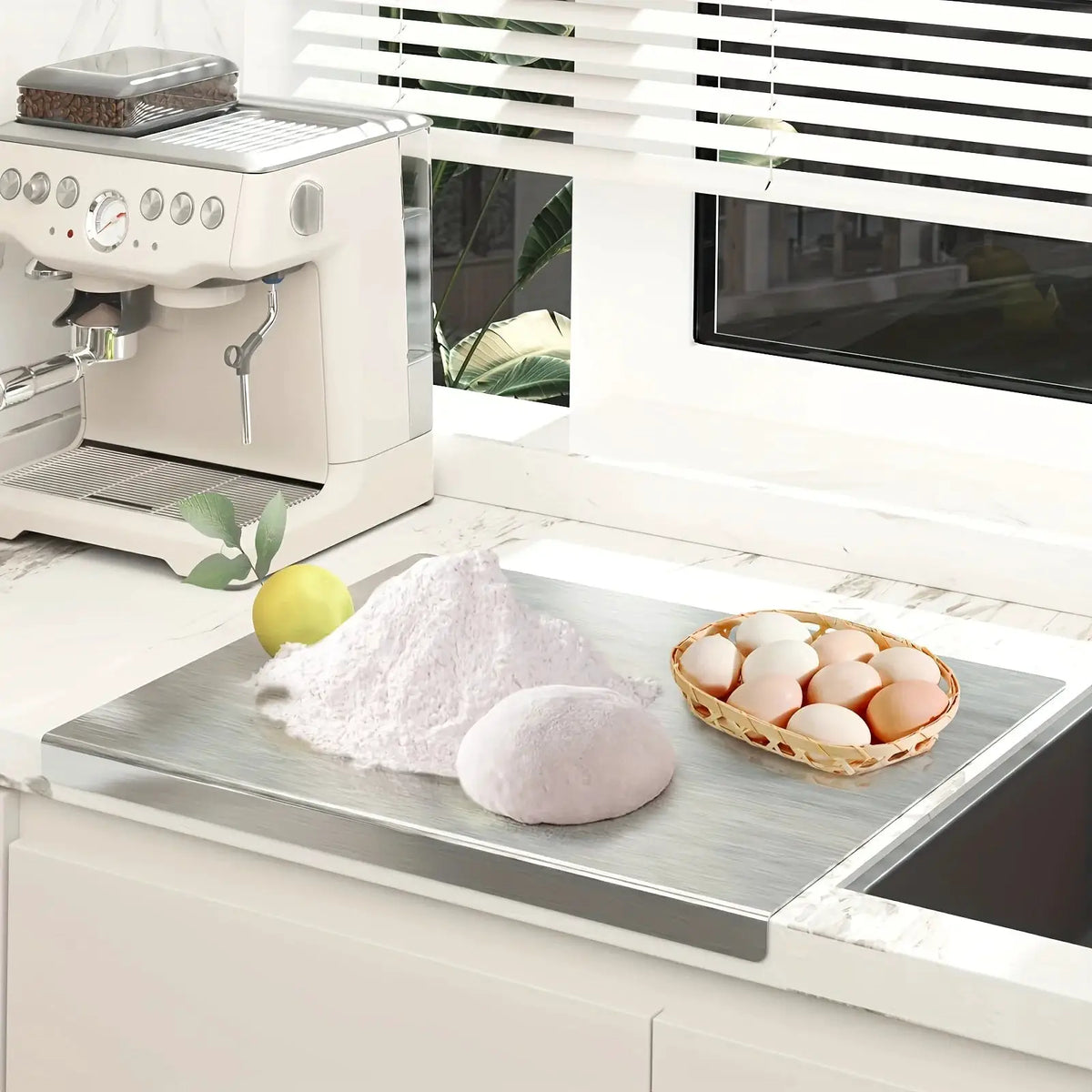 Stainless Steel Cutting Board | Heavy Duty | Non Slip | Food Grade