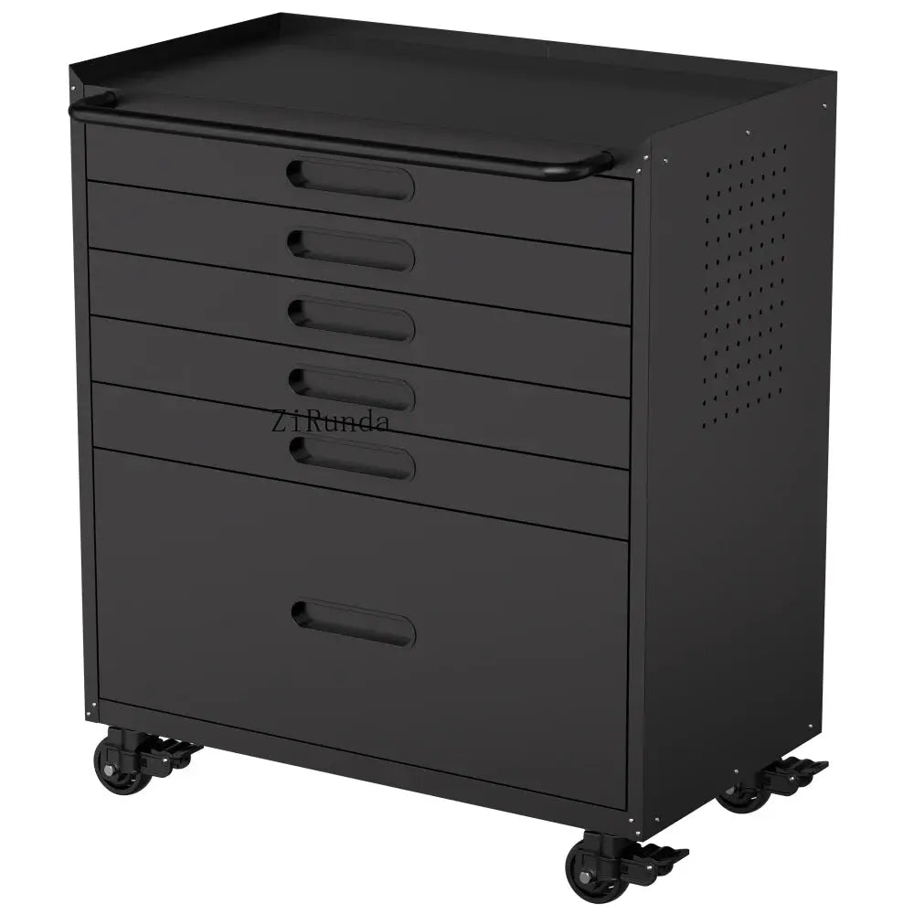 34.3" Rolling Tool Chest with 6 Drawers - Mobile Garage Cabinet Organizer, All-Drawer Design for Small Parts from PriceLows™