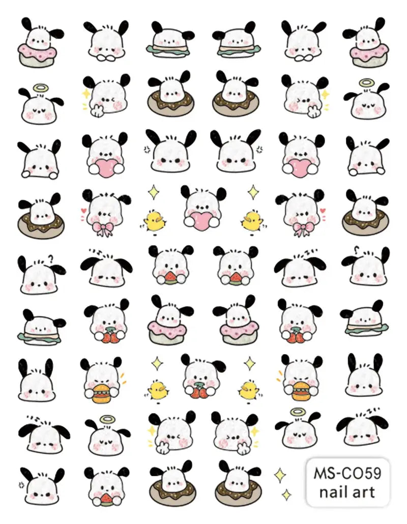 1PCS Cartoon Kawaii Pokémon Nail Stickers 3D Sanrio Hello Kitty Stickers For Nails Nails Accesories Anime Kuromi Nail Supplies from PriceLows™
