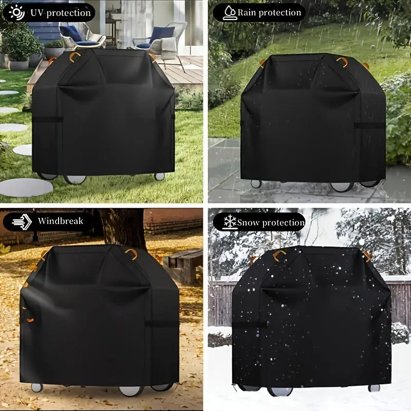 Bbq Grill Cover | 210D Fabric | Waterproof Dustproof Windproof | Universal Fit