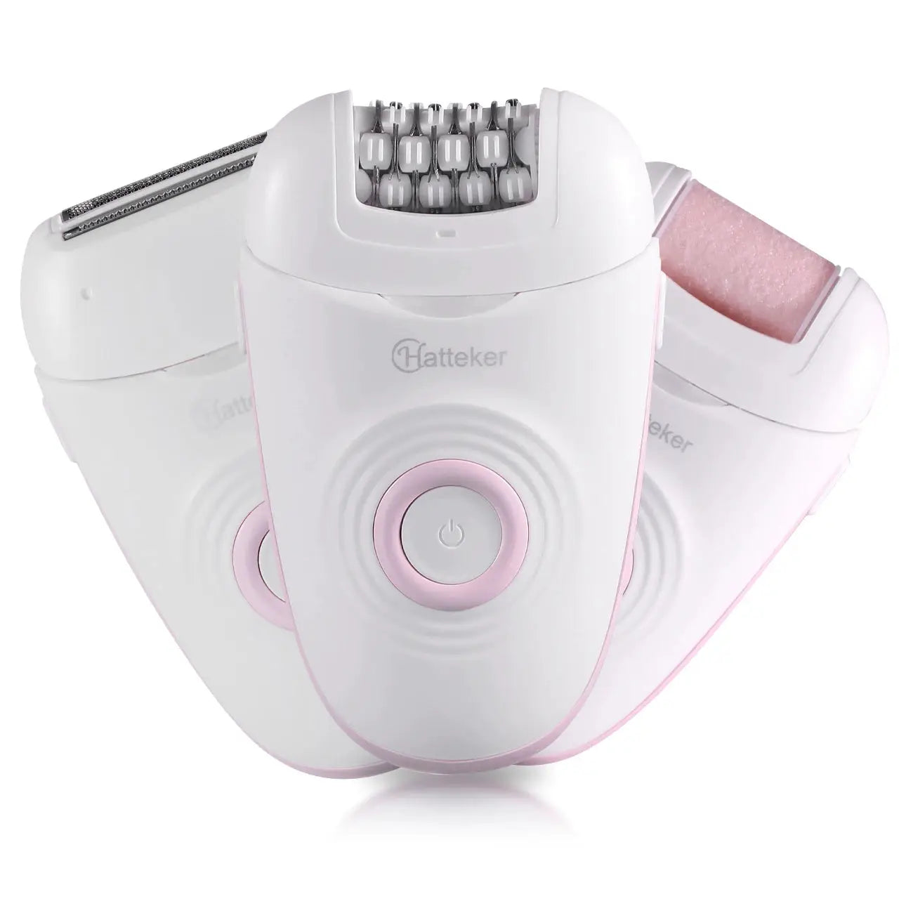 Womens Electric Shaver | 3 Interchangeable Blades | Wet Dry Use | Rechargeable
