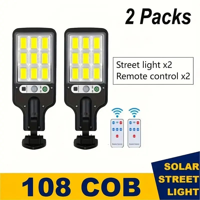4 pc Solar Outdoor LED Wall Light with Human Body Waterproof Induction for Garden Terrace Garage Courtyard and Street Lighting from PriceLows™