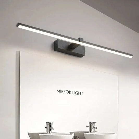 Led Mirror Lights Wall Lamps Bathroom Waterproof White Black LED Flat Lamp Modern Indoor Wall lamp Bathroom Lighting Make Up from PriceLows™