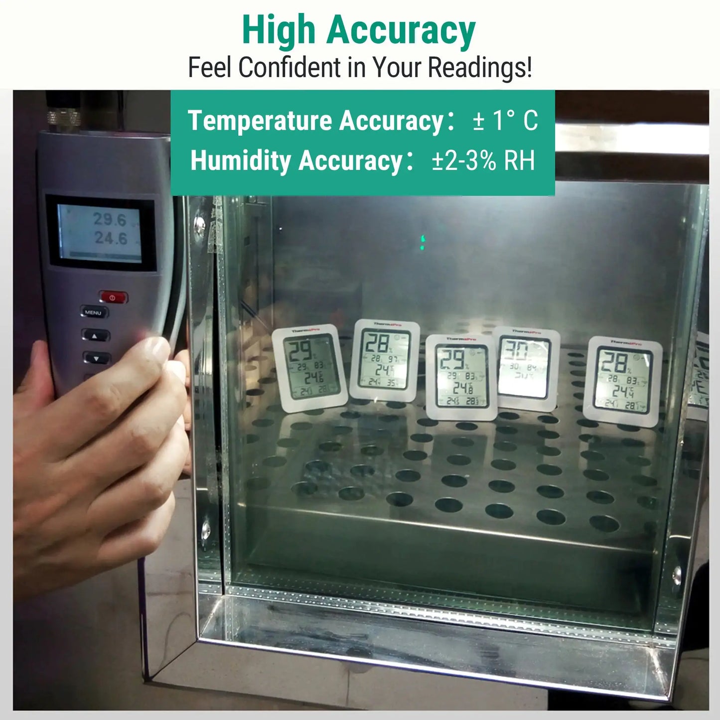 Thermopro TP50 Digital Thermometer Hygrometer Indoor Electronic Environmental Room Thermometer Weather Station For Home from PriceLows™