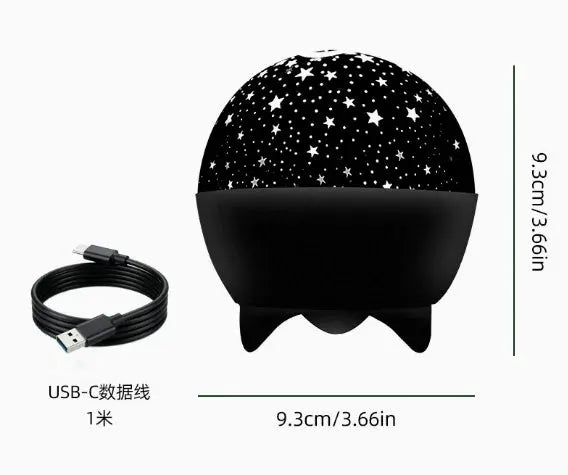 RGB Starry Sky Projection Lamp Bedroom Party Atmosphere Light from PriceLows™
