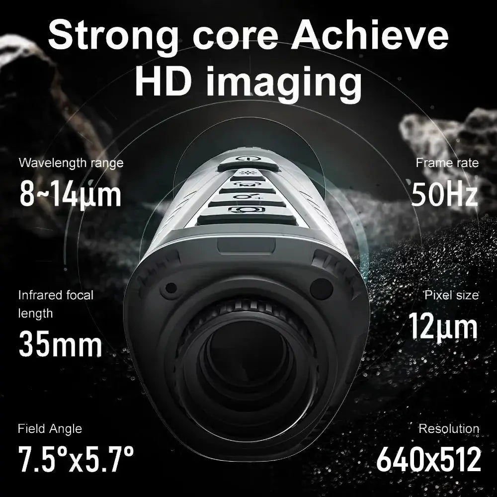 HTi A30 640*512 Outdoor Handheld Thermal Imager with WiFi Connection Outdoor Telescope Winter Snow Thermal Imaging for Hunting from PriceLows™