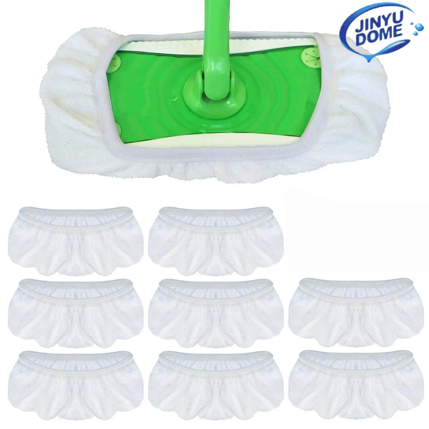 4/8pcs Replacement Pads for Swiffer Mop Accessories Absorption Wet & Dry Washable Reusable Household Flat Cleaning Cloth Cover from PriceLows™