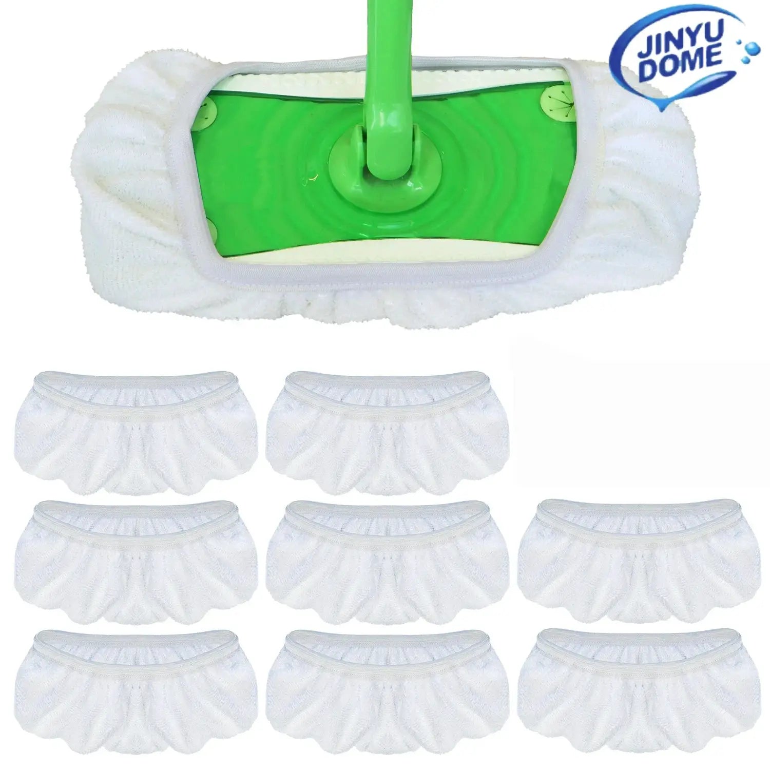 4/8pcs Replacement Pads for Swiffer Mop Accessories Absorption Wet & Dry Washable Reusable Household Flat Cleaning Cloth Cover from PriceLows™