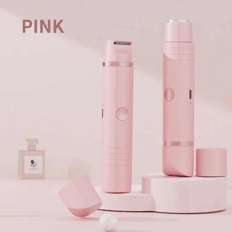 2-In-1 Female Electric Shaver | Rechargeable | 4 Body Areas
