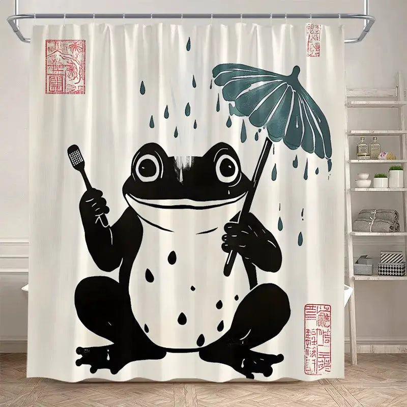 Funny Bathing Dinosaur Shower Curtains Black Cat Animal Silhouette Kids Bath Curtain Modern Polyester Bathroom Decor with Hooks from PriceLows™