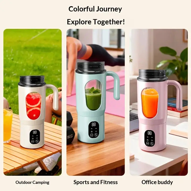New Portable Juice Maker Blender for Shakes Smoothie 580ML Durable Juicer Steel Blades 2 in 1 Blender Bottle Smoothie Extractor from PriceLows™