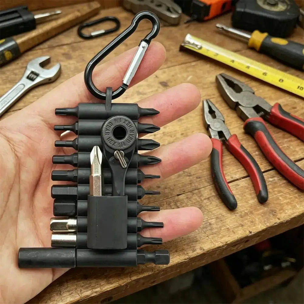 Mini Ratchet Wrench Set 22 in 1 Multifunctional Screwdriver Kit Small Ratcheting Screwdriver Combination Set for Car Electronics from PriceLows™