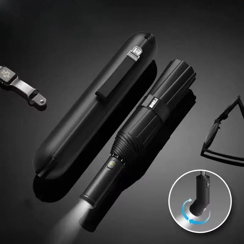 Automatic Folding Umbrella | Wind Resistant | UV Protection | Adult