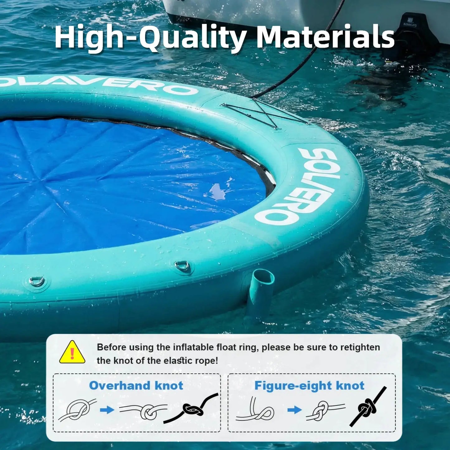 Inflatable Floating Dock | 3-4 Person | Foldable Design | Pool, Lake