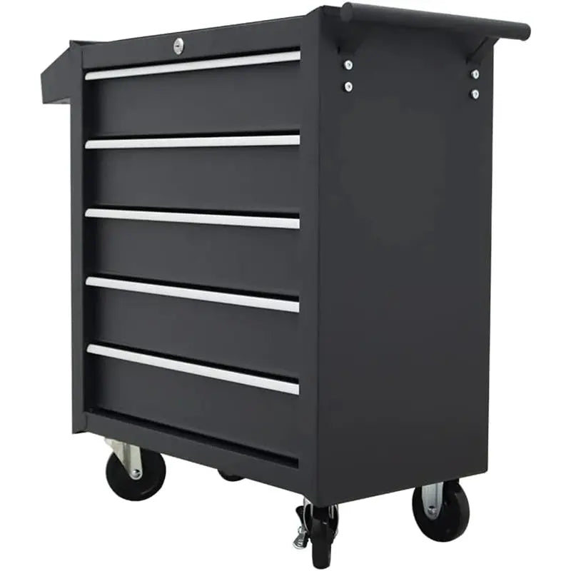 5-Drawer Rolling Tool Chest with Wheels 24.2 inch Tool Box with Lock and Sliding Drawers for Garages, Repair Stores, Workshop from PriceLows™