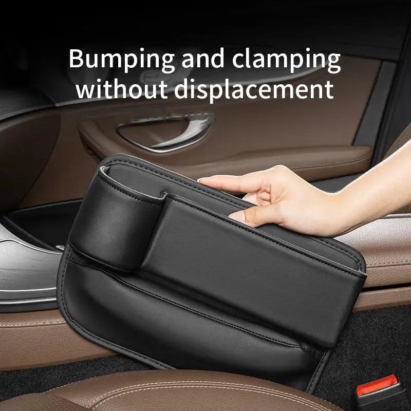 PU Leather Car Seat Gap Bag Case Storage Bag For Auto Console Side Seat Plug Filler Organizer Car Crevice Stowing Tidying Pocket from PriceLows™