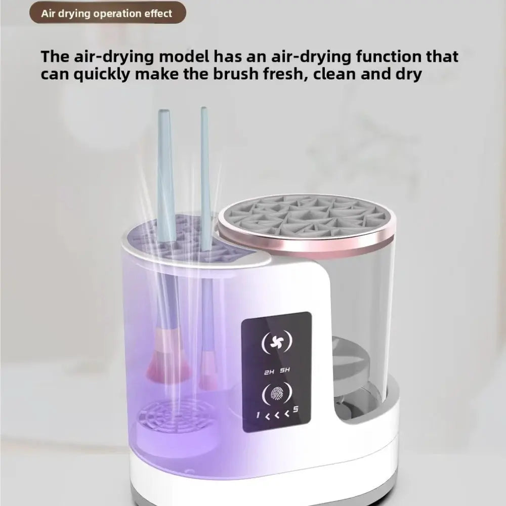 Electric Makeup Brush Cleaner | Touch Timer Panel | Fast Air Dry | Desktop