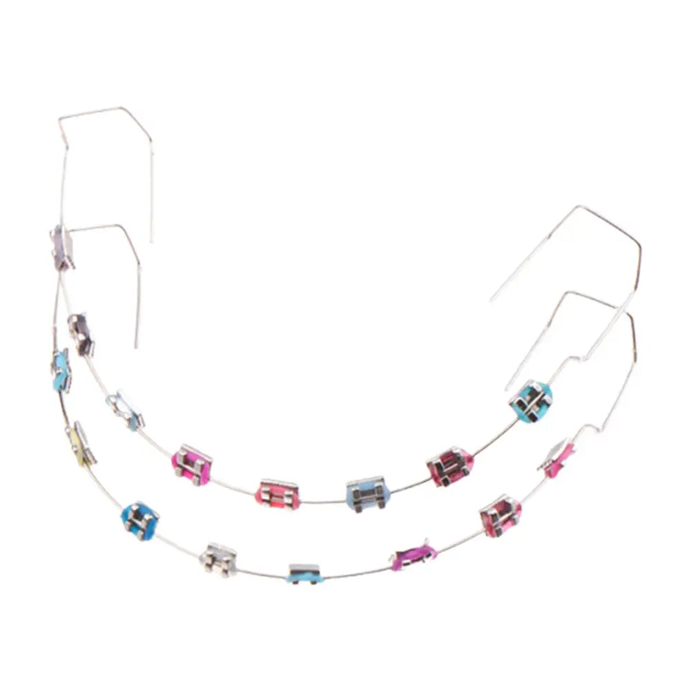 Temporary Tooth Braces | Metal Wire Bracket | Pair With Box