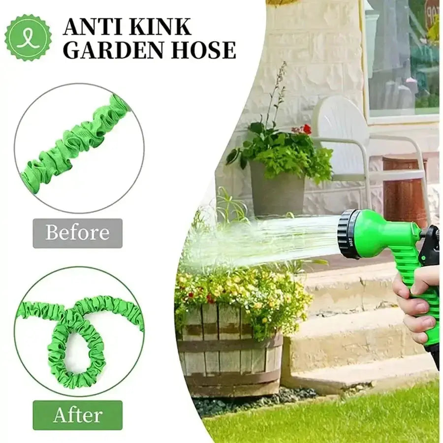 25ft-200ft Expandable Magic Hose High-Pressure Car Wash 7 Water Spraying Functions Gun Daily Watering Tools For Home Gardens from PriceLows™