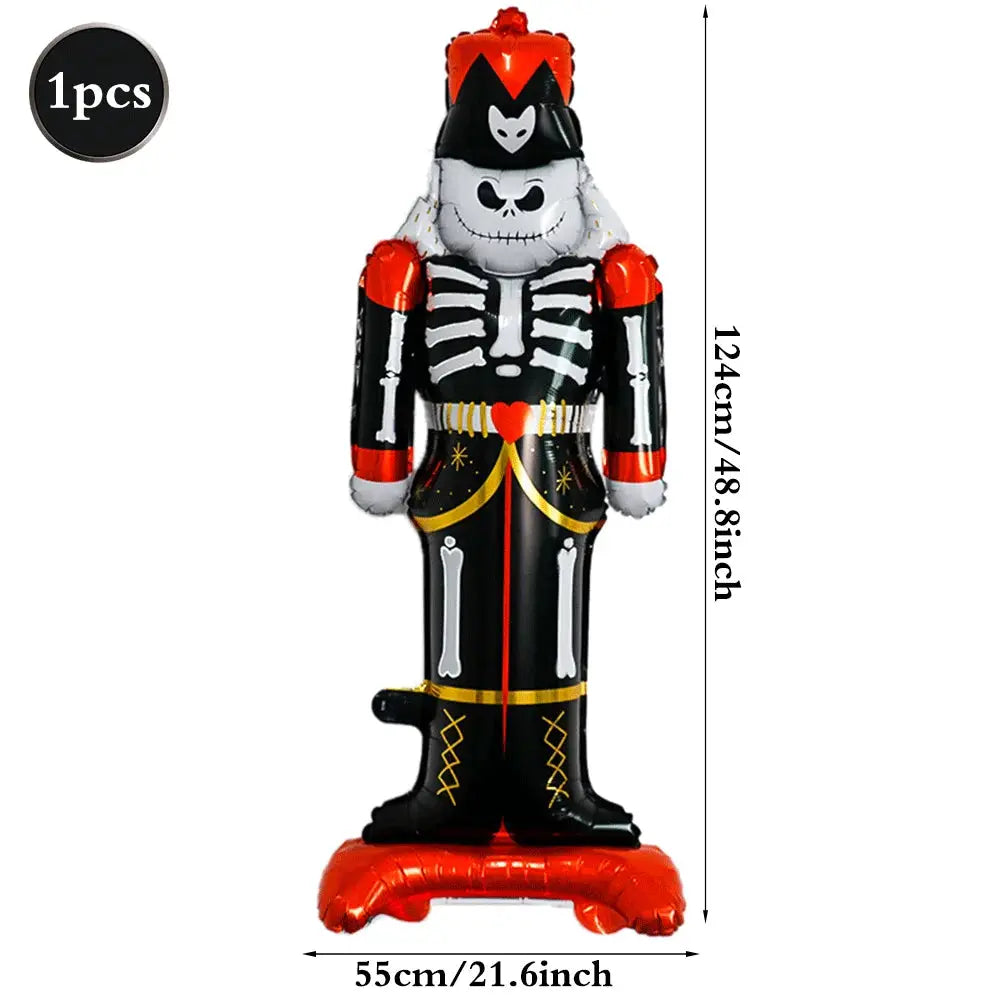 Standing Halloween Foil Balloon | Grim Reaper Design | Aluminum Foil | Extra Large