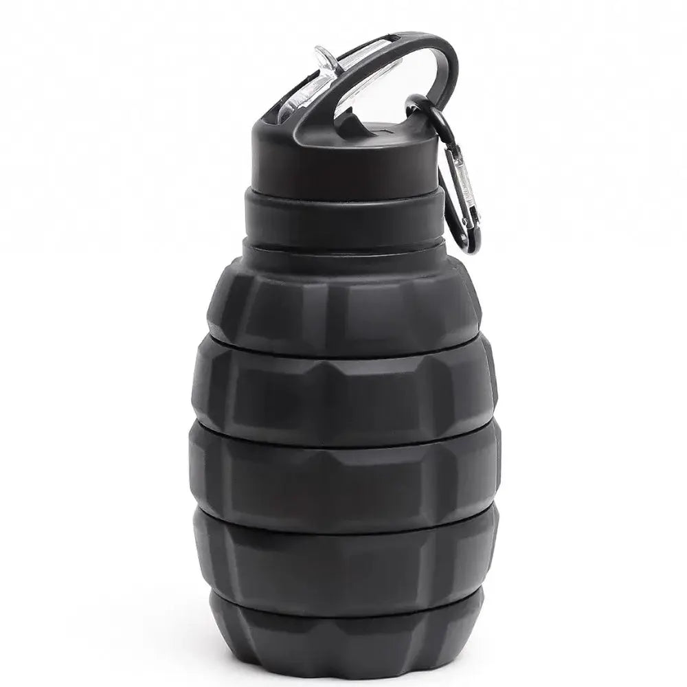 Silicone Retractable Grenade Water Bottle 580ML Foldable Sports Water Bottle Collapsible Reuseable Drinking Cup Cycling from PriceLows™