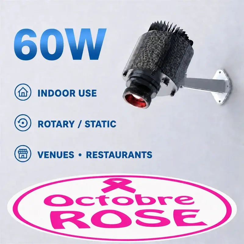 Gobo Projector Light | Waterproof Outdoor | Rotating LED Focus | Custom Sets