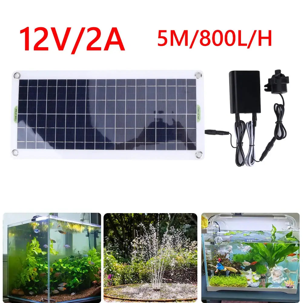 18V 30W Fountain Panel Pump Garden Decoration Mini Solar Power Panel Water Pump Watering System Energy Saving Kits for Fish Tank from PriceLows™