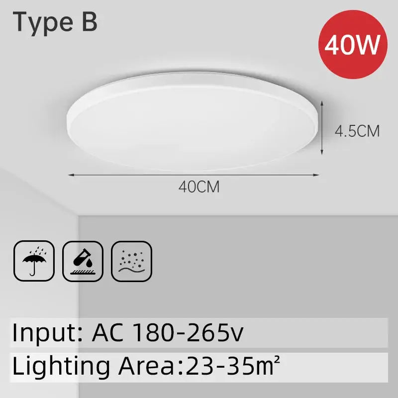 Led Ceiling Light Bathroom Lights Room Chandelier kitchen Panel Fixtures Luminair Hanging For Home Aisle Lighting Ceiling Lamp from PriceLows™