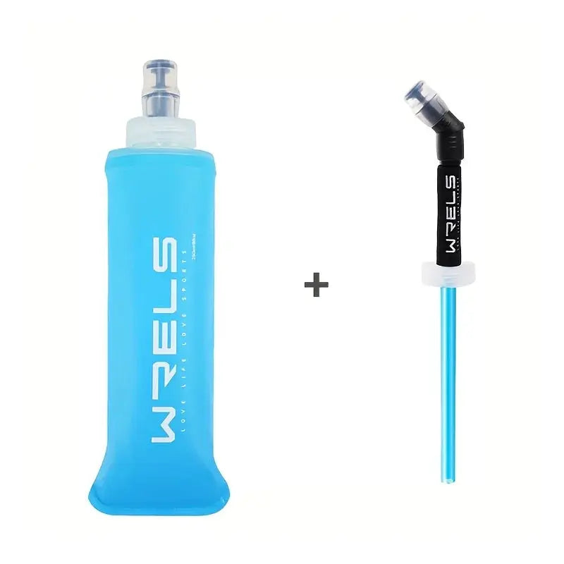 WRELS Portable Sports Soft Flask BPA-Free Running Cycling Water Bottle Outdoor Sports Marathon Folding Collapsible Water Bottle from PriceLows™