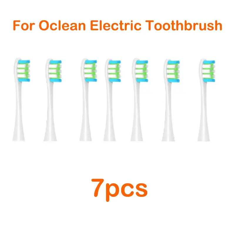 For Oclean Flow/X/ X PRO/ Z1/ F1/ One/ Air 2 /SE Brush Heads Soft DuPont Sonic Toothbrush Vacuum Bristle 7pcs Replacement Heads from PriceLows™
