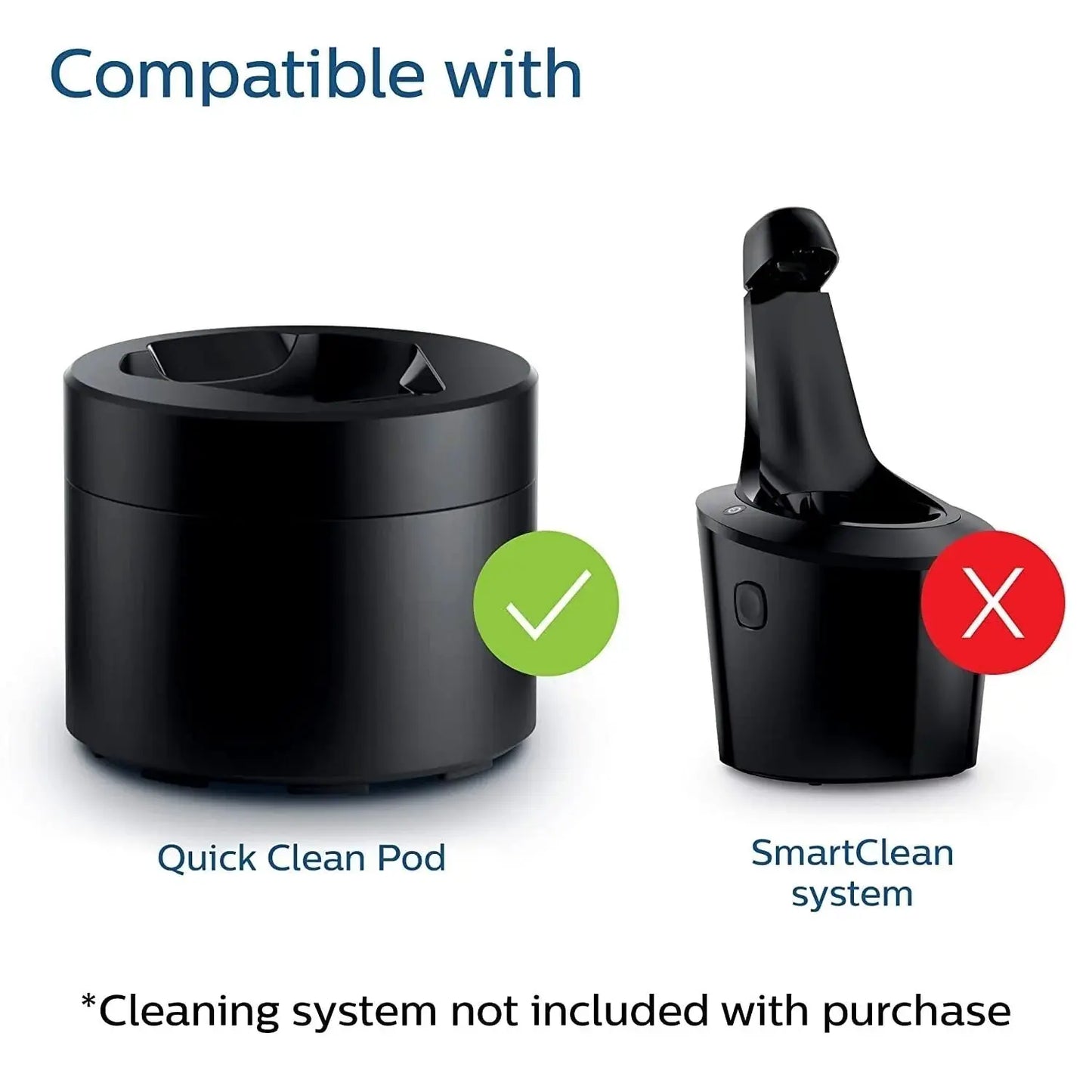 Quick Cleaning Pod Replacement Cartridge liquid 160ml Compatible with philips Quick Clean pods，Not Fit SmartClean from PriceLows™
