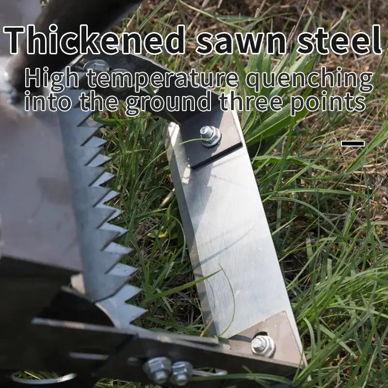 Manual Cultivator | Thickened Steel Frame | Hand Weeding Tool