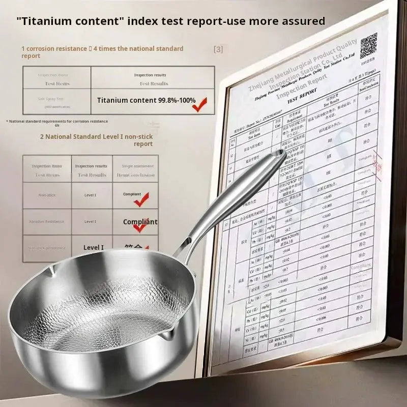 Milk Pot | Pure Titanium | Induction Compatible | Small