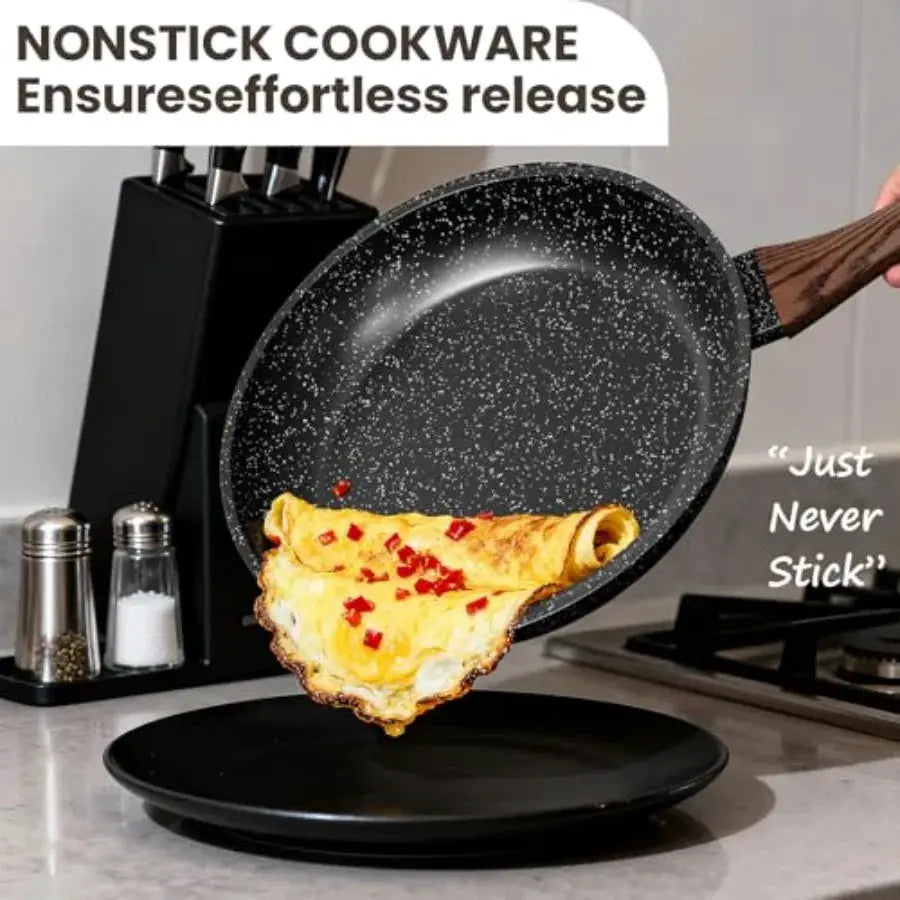 Pots and Pans Set Non Stick, 31 Piece Kitchen Induction Cookware and Bakeware Set, Nonstick Kitchen Cooking Pans Set with Fryin from PriceLows™