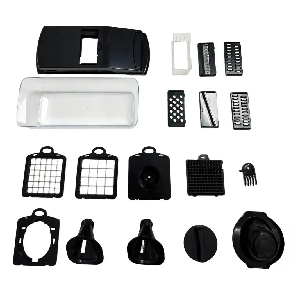 Vegetable Chopper | Food Grade ABS PP | With Collection Box | One Size