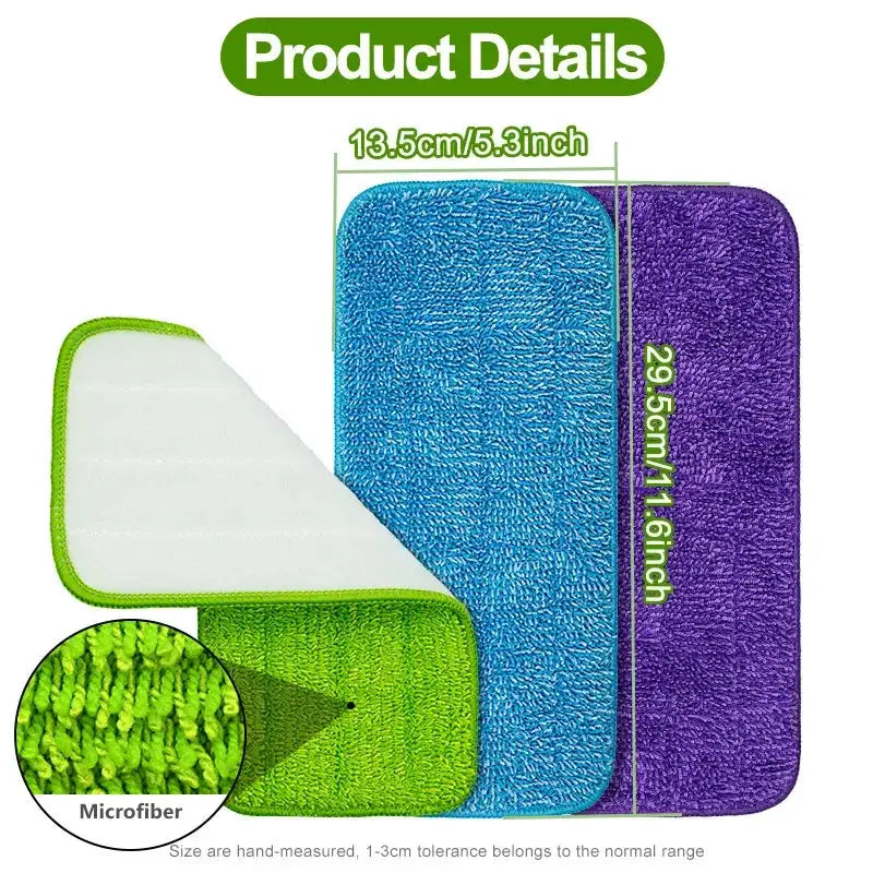 2PCS Reusable Mop Pads for Swiffer WetJet, Microfiber Refills Washable Mop Refill Pads Wet Dry Mop Replacement Heads from PriceLows™