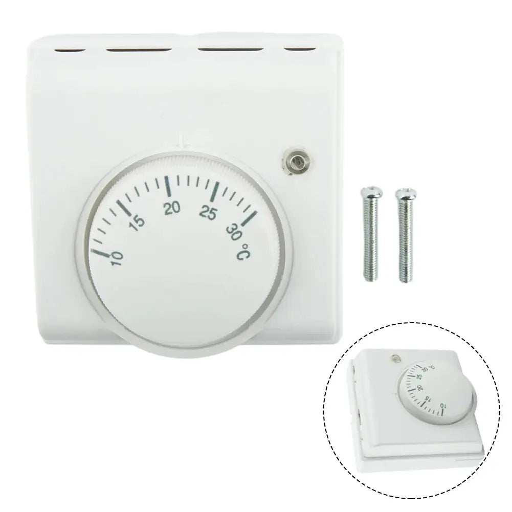 Temperature Switch Thermostat Mechanical Temperature Controller 2-wire 220V AC ABS For Hotel Restaurant Brand New from PriceLows™
