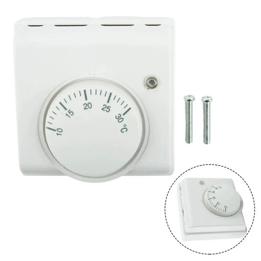 Temperature Switch Thermostat Mechanical Temperature Controller 2-wire 220V AC ABS For Hotel Restaurant Brand New from PriceLows™