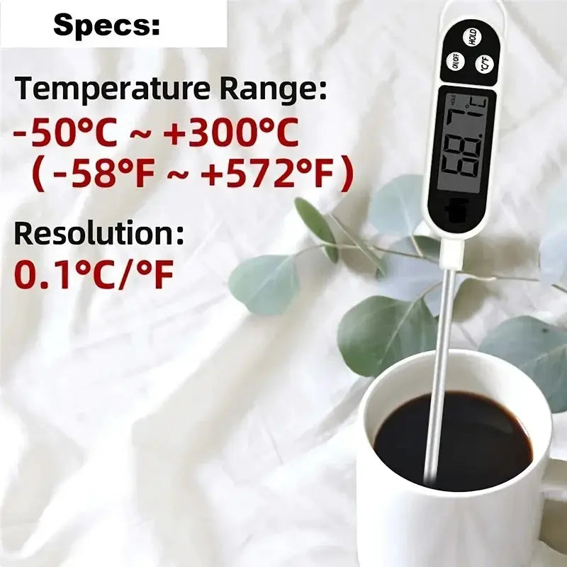 Probe Thermometer | 0.1 Celsius Resolution | 9.65in Length | 1 Pack from PriceLows™
