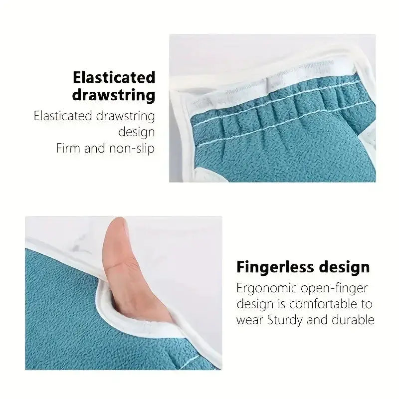 Bath Exfoliating Set | 3-Piece | Gloves, Flower, Scrubber | Bathing Accessories